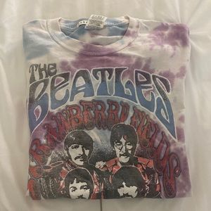 Junk food Beatles tie dyed t shirt small